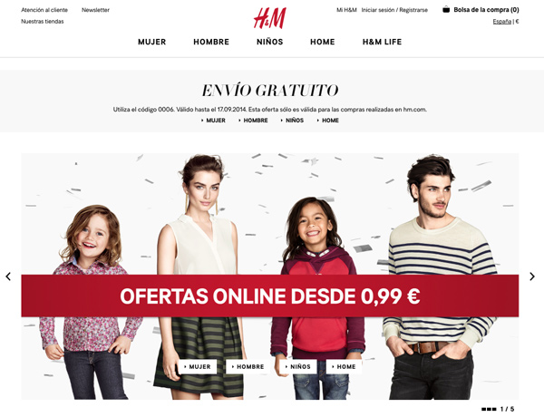El aterrizaje de H&M online España | Negocianta - Opiniones de mujeres